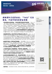 月度资金流：“TACO”交易重现，中美市场均受资金青睐