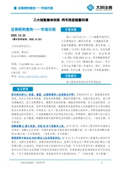 市场日报：三大指数集体收跌 两市再度缩量回调