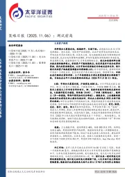 策略日报：测试前高